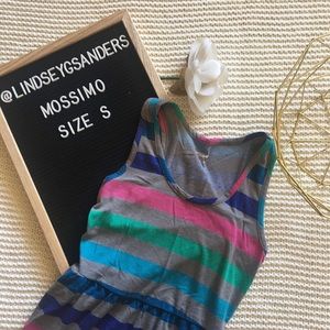 Mossimo Striped High-Low Dress